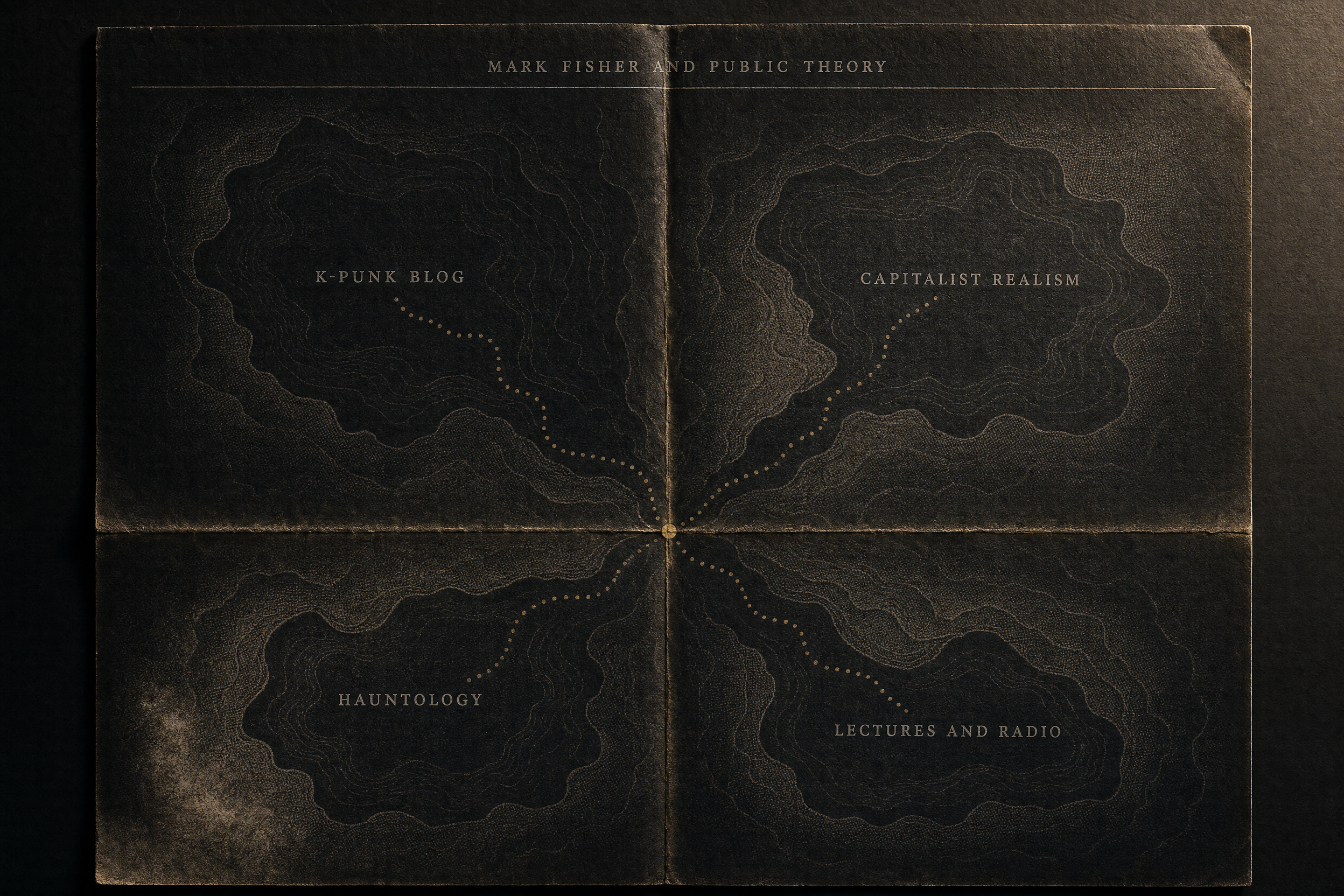 section cluster map for Mark Fisher And Public Theory: Hyperstition, Lemurian Time War, Accelerationism, Mark Fisher