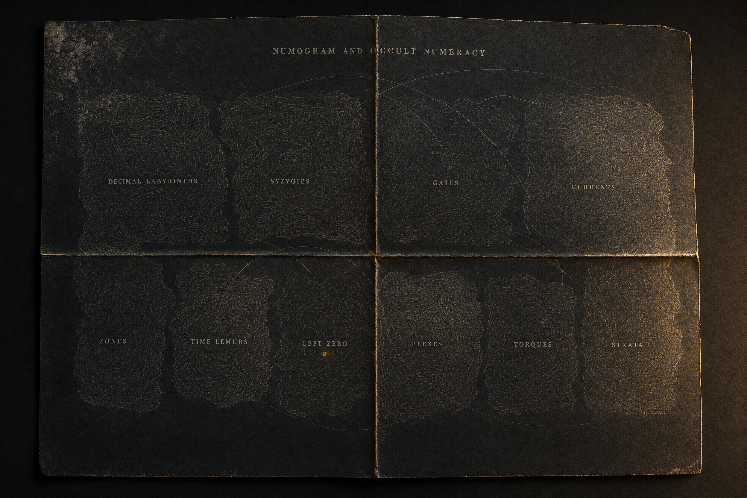 section cluster map for Numogram And Occult Numeracy: Numogram, Hyperstition, Nick Land, Numogram And Occult Numeracy: public editions and anchor texts