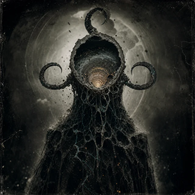 Generated editorial portrait for Ixix, Pandemonium slot M03, net-span 3::0: Abductor; chaotic xenodemon of Cosmic Indifference.