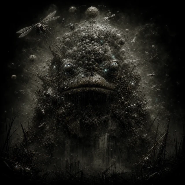Generated editorial portrait for Bobobja, Pandemonium slot M27, net-span 7::6: Heavy Atmosphere; amphidemon of Teeming Pestilence.