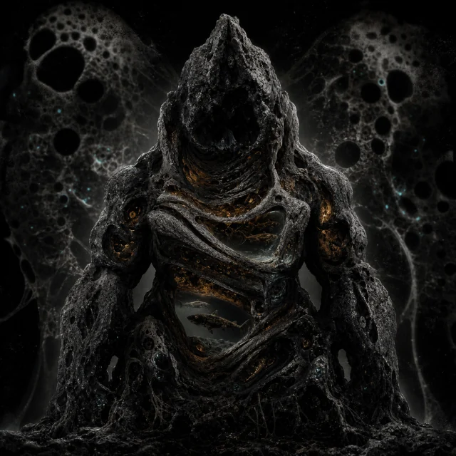 Generated editorial portrait for Numko, Pandemonium slot M32, net-span 8::4: Keeper of Old Terrors; cyclic chronodemon of Autochthony.