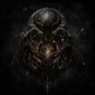 Generated editorial portrait for Ununak, Pandemonium slot M40, net-span 9::4: Blind Catastrophe; amphidemon of Convulsions.